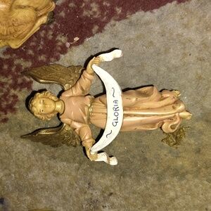 Fontanini Nativity Gloria Angel 5”For Manger Hangs Depose Italy1983 #52517 Nobox